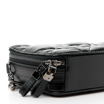 Christian Dior Calfskin Macrocannage Caro Box Bag Black 9 of 10