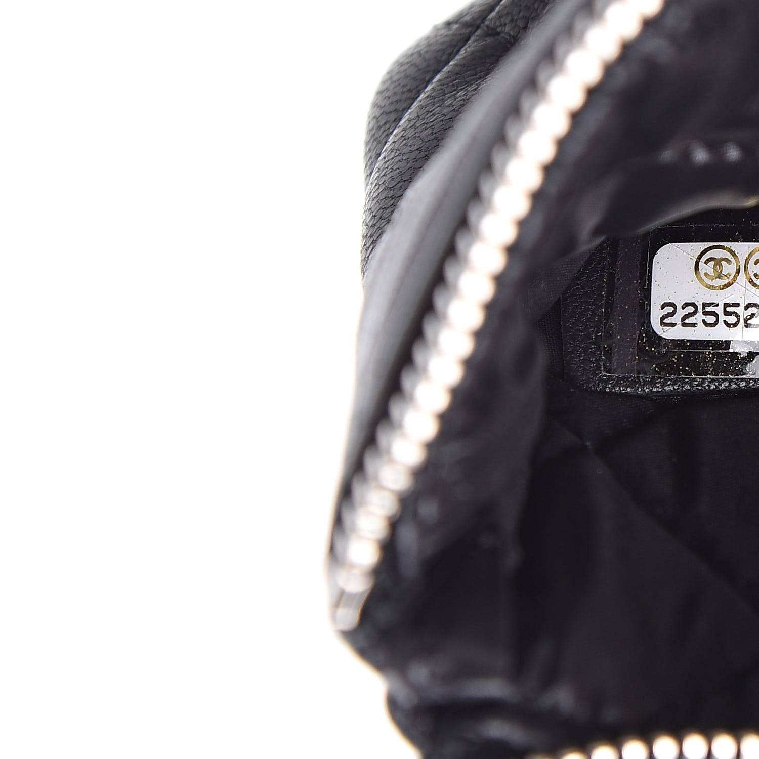 Chanel Lambskin Quilted Small Cosmetic Case Black 7 of 7