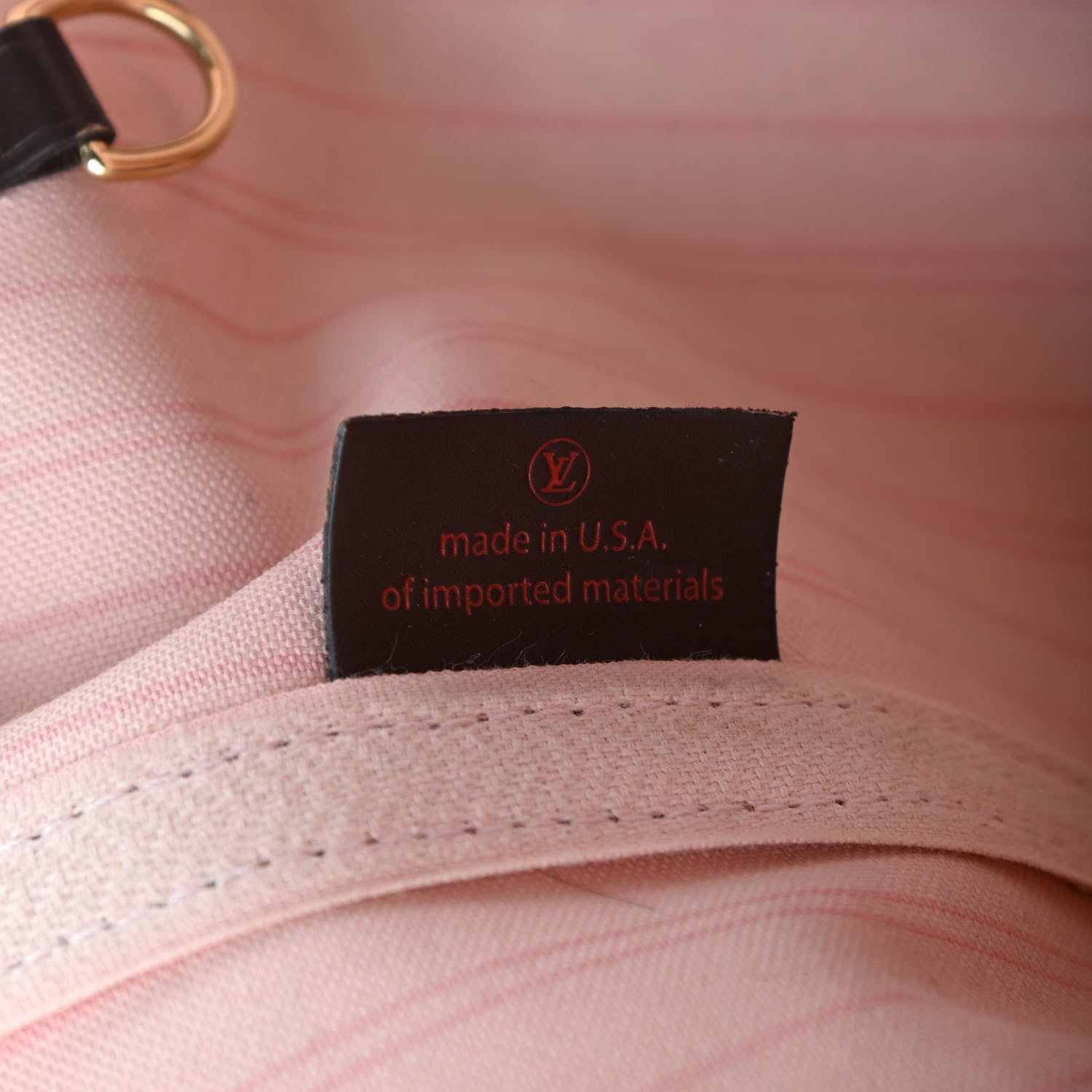 Louis Vuitton Damier Ebene Neo Neverfull MM Rose Ballerine 7 of 12