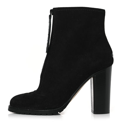 Jimmy Choo Suede Brayden 95 Ankle Boots 36 Black 1 of 7