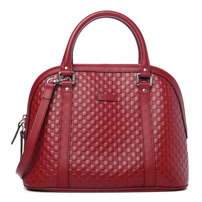 Gucci Microguccissima Medium Dome Bag Red 1 of 4