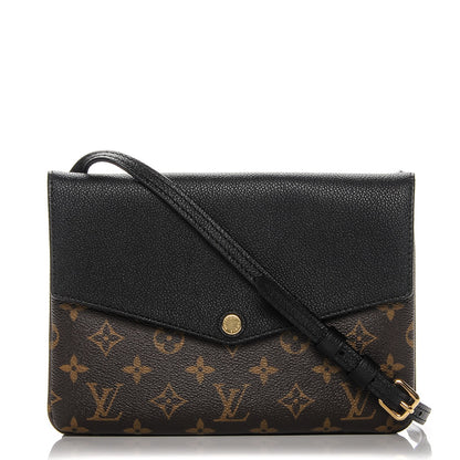 Louis Vuitton Monogram Twice Pochette Black 1 of 9