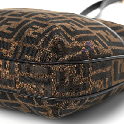 Fendi Zucca Vitello Chef Crossbody Bag Tobacco Moro 8 of 9