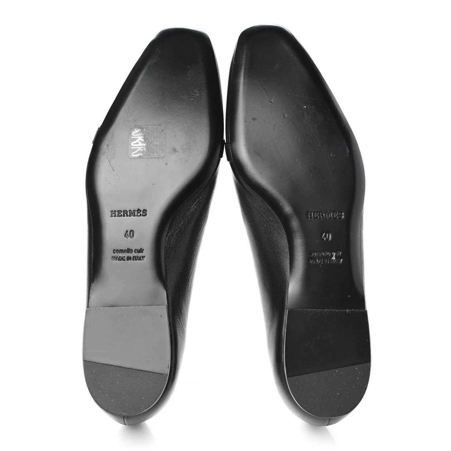 Goatskin Bilbao Ballerina Flats 40 Black
