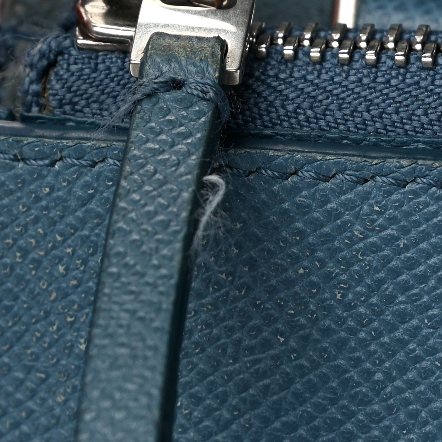 Celine Grained Calfskin Mini Belt Bag Slate Blue 11 of 18