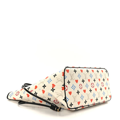 Louis Vuitton Game On Neverfull MM White 4 of 8