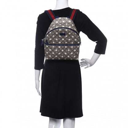 Gucci GG Supreme Monogram Stars Childrens Backpack Beige Ebony Yellow Royal 2 of 9