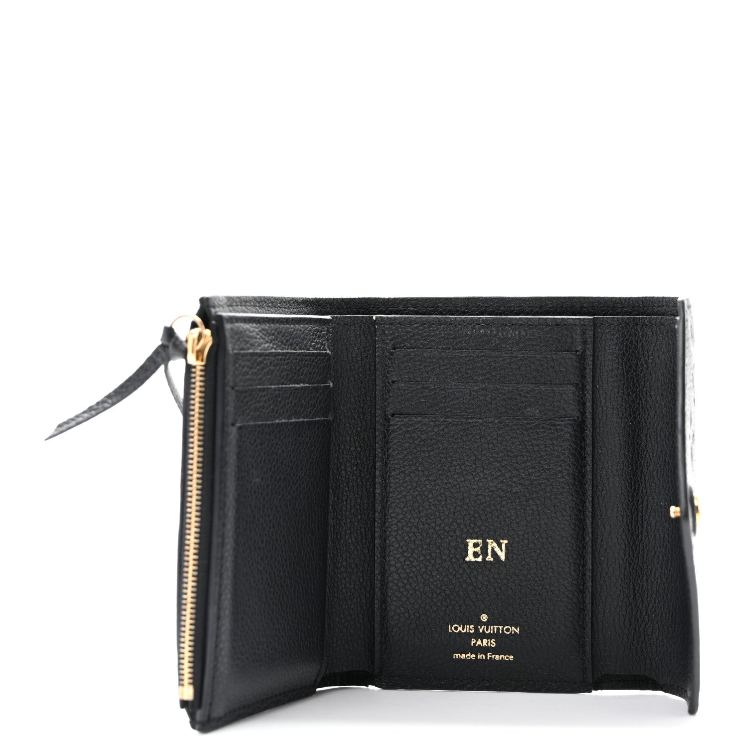 Louis Vuitton Empreinte Victorine Wallet Black 5 of 7
