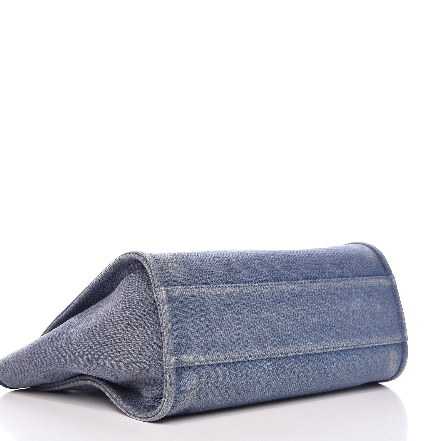 Chanel Canvas Small Deauville Tote Blue 4 of 14
