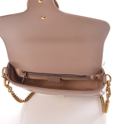 Gucci Calfskin Matelasse Small GG Marmont Top Handle Shoulder Bag Porcelain Rose 5 of 7