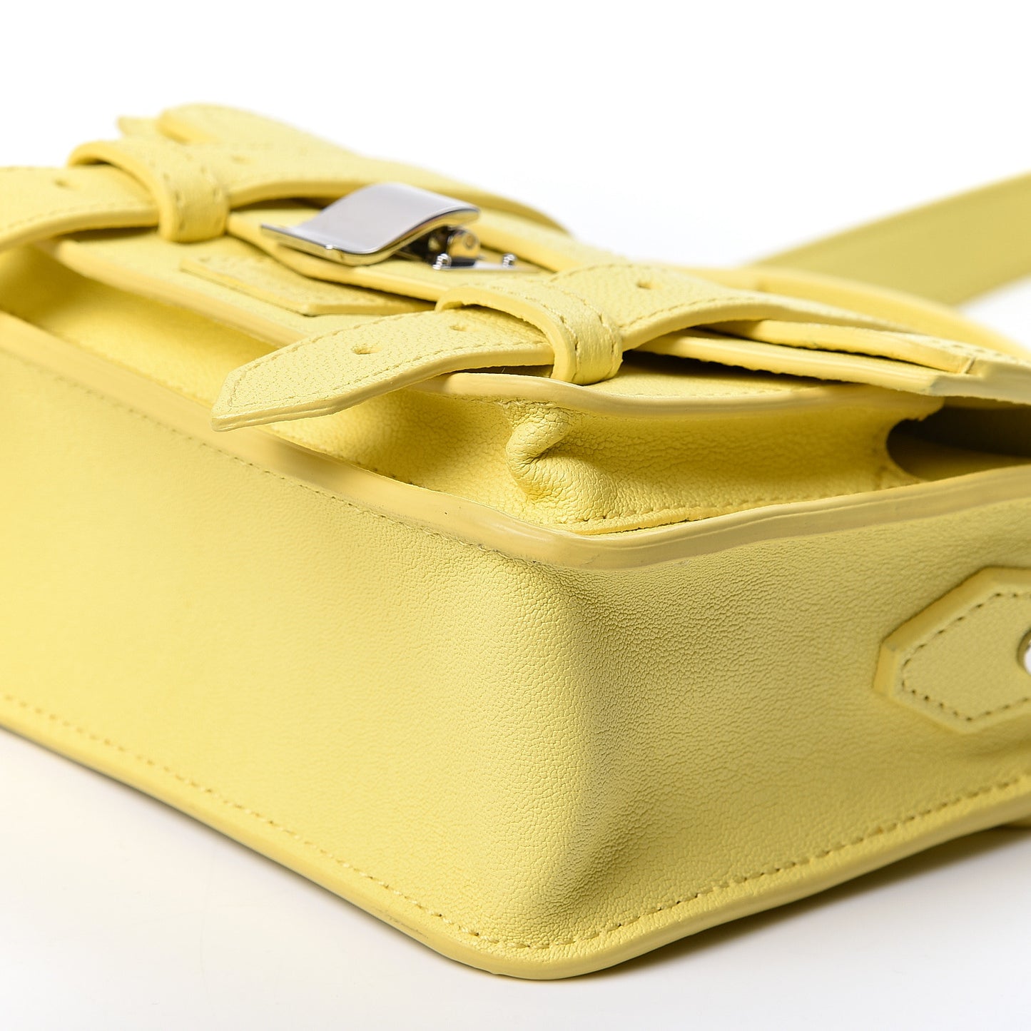 Lambskin Micro PS1 Satchel Canary Yellow