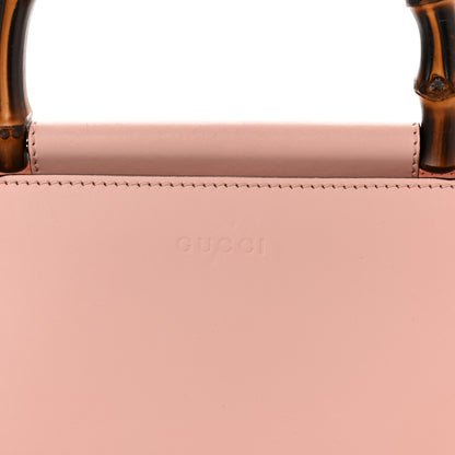 Gucci Nappa Bamboo Web Small Nymphaea Top Handle Bag Perfect Pink Mystic White 8 of 10