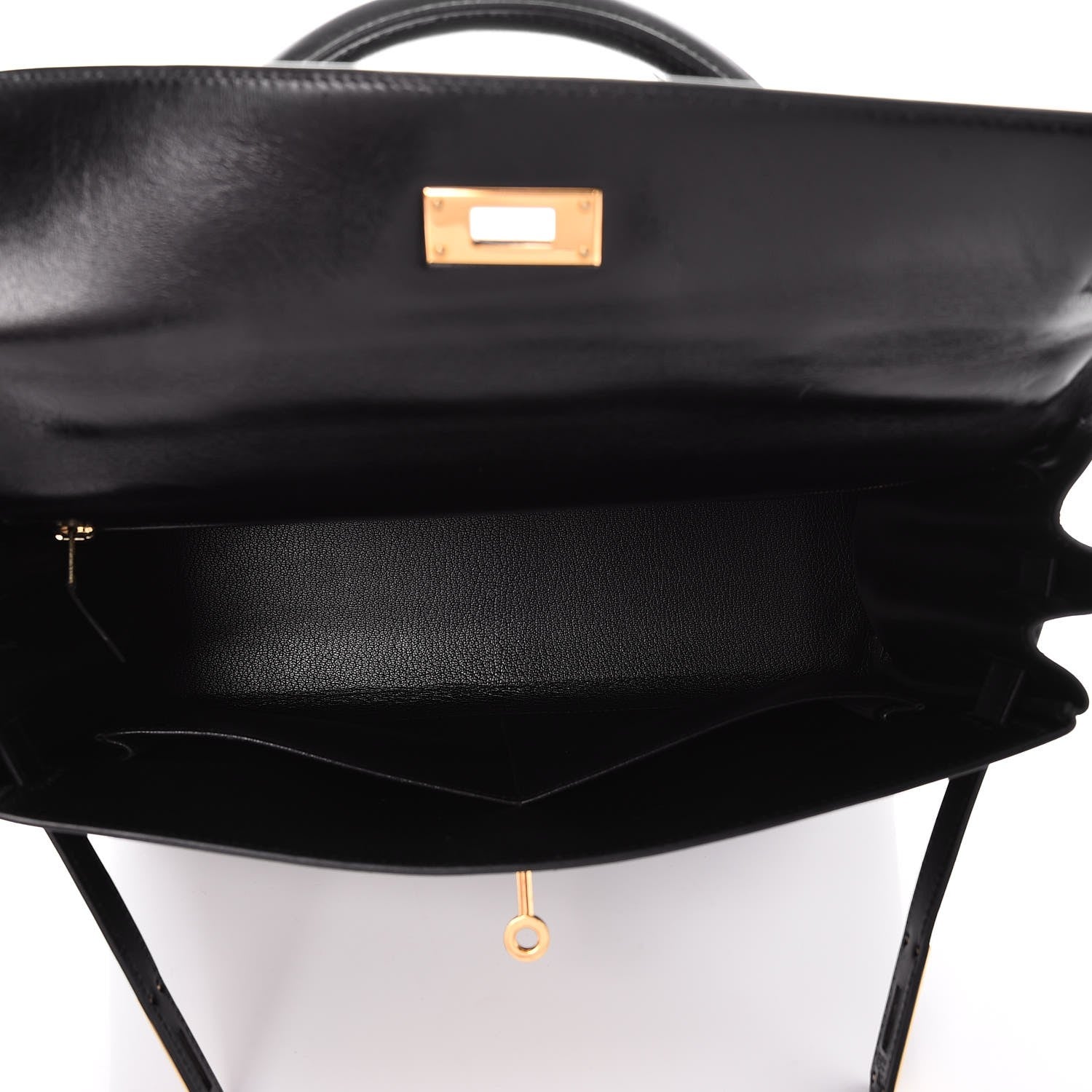 Hermes Box Kelly Retourne 32 Black 26 of 35
