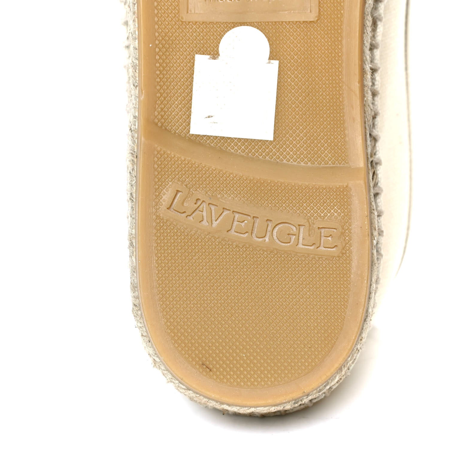 Gucci Canvas Logo Espadrilles 35 Greggio White 5 of 5