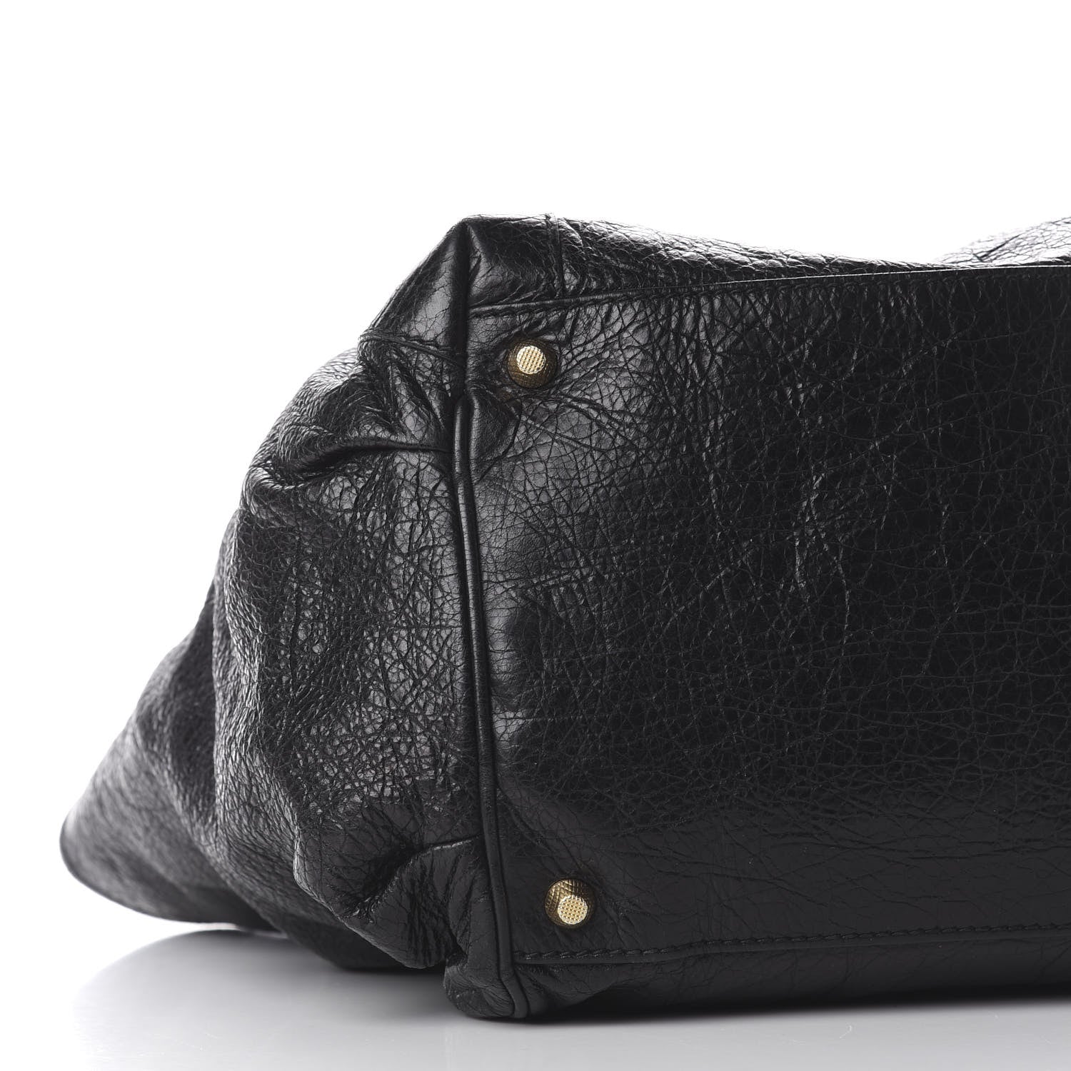 Balenciaga Agneau Giant 12 Gold Hardware S Sunday Tote Black 8 of 10