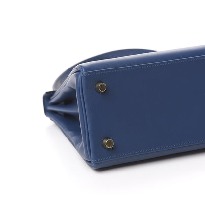 Hermes Swift Kelly Retourne 25 Deep Bleu 9 of 11