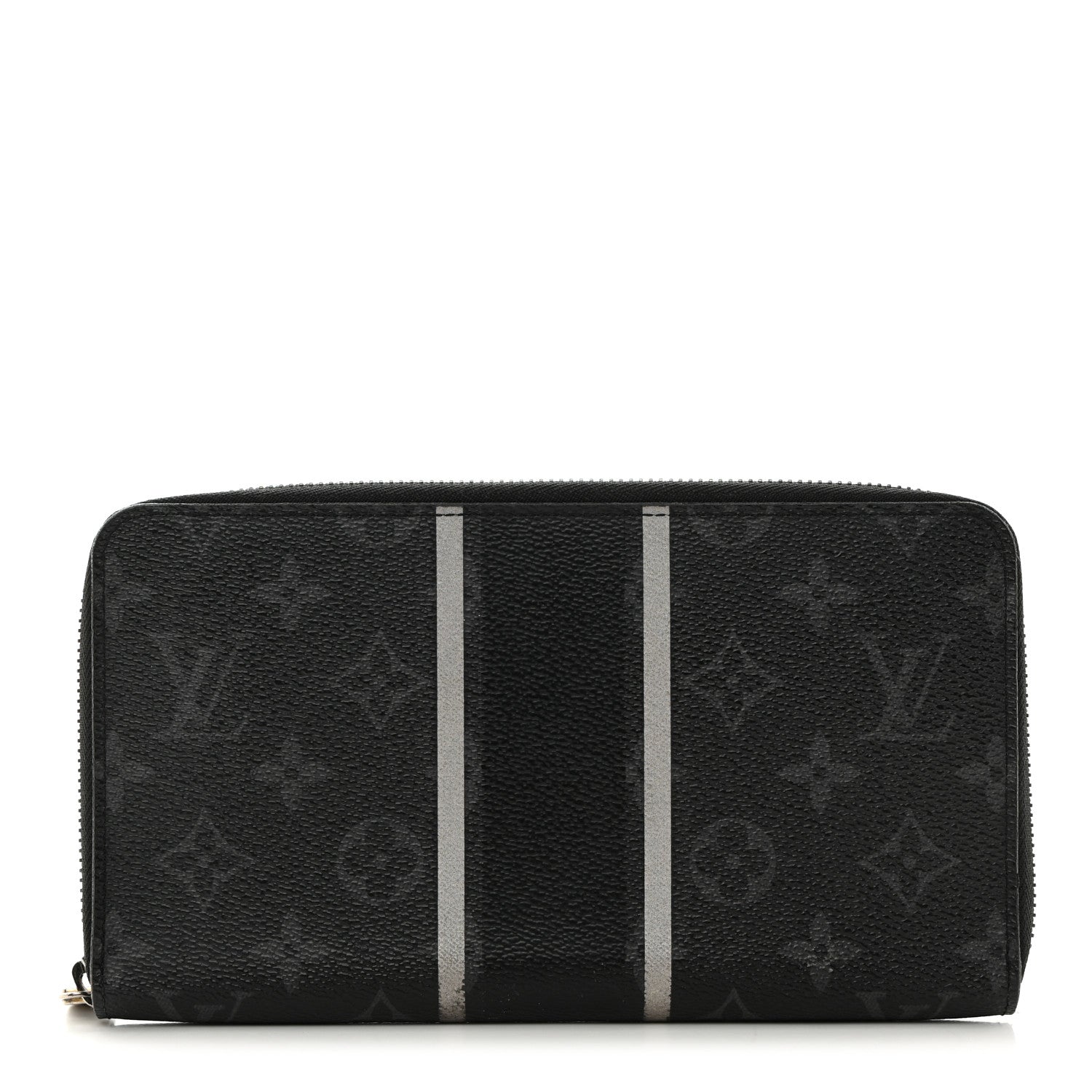 Louis Vuitton Monogram Eclipse Flash Fragment Zippy Organizer Wallet 1 of 9