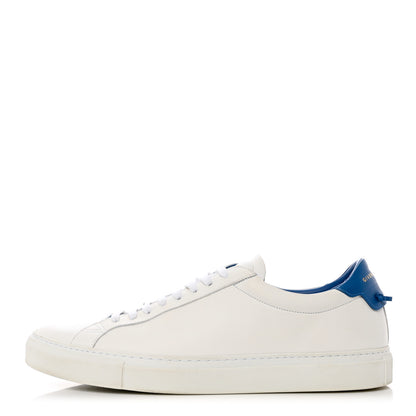 Givenchy Calfskin Mens Urban Street Sneakers 45 White Blue 1 of 10