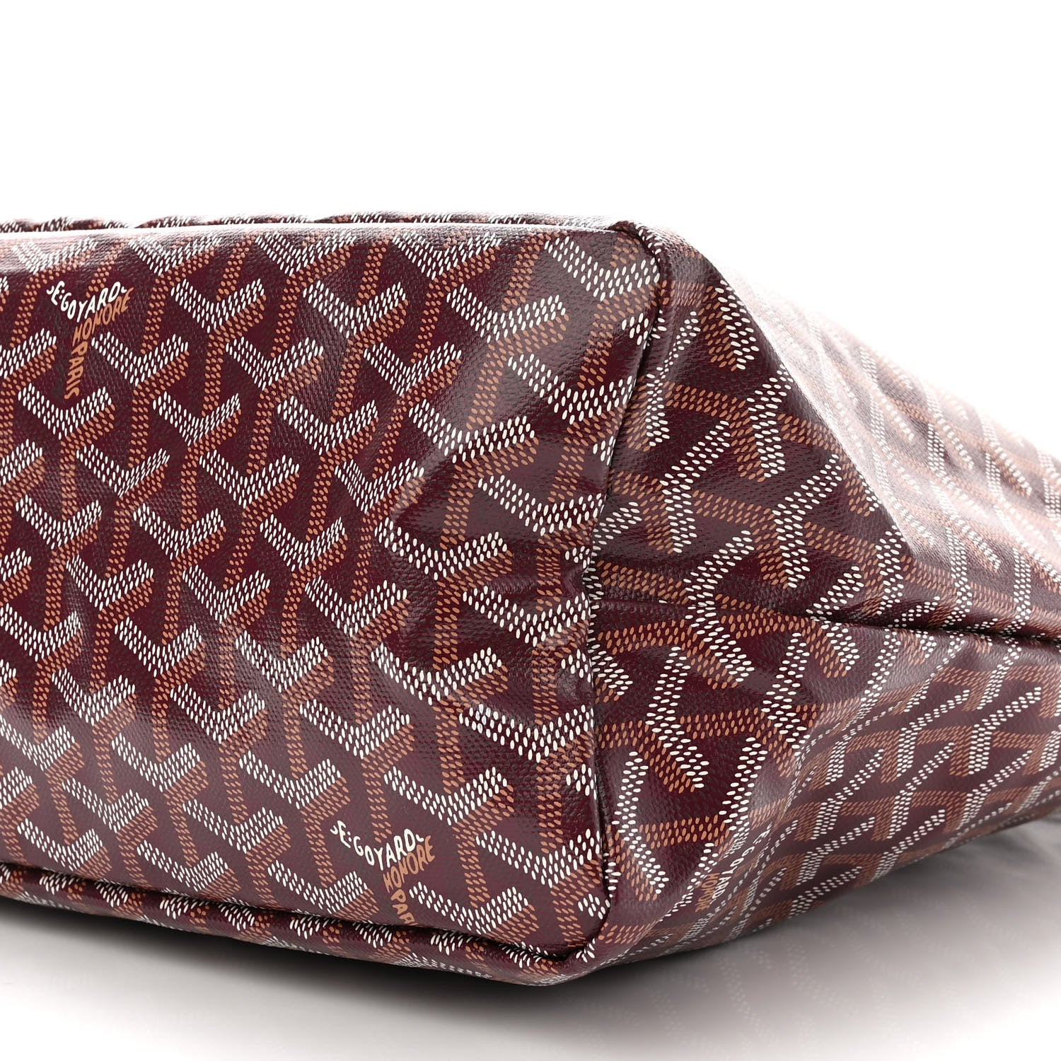 Goyard Goyardine Boheme Hobo Burgundy 10 of 10
