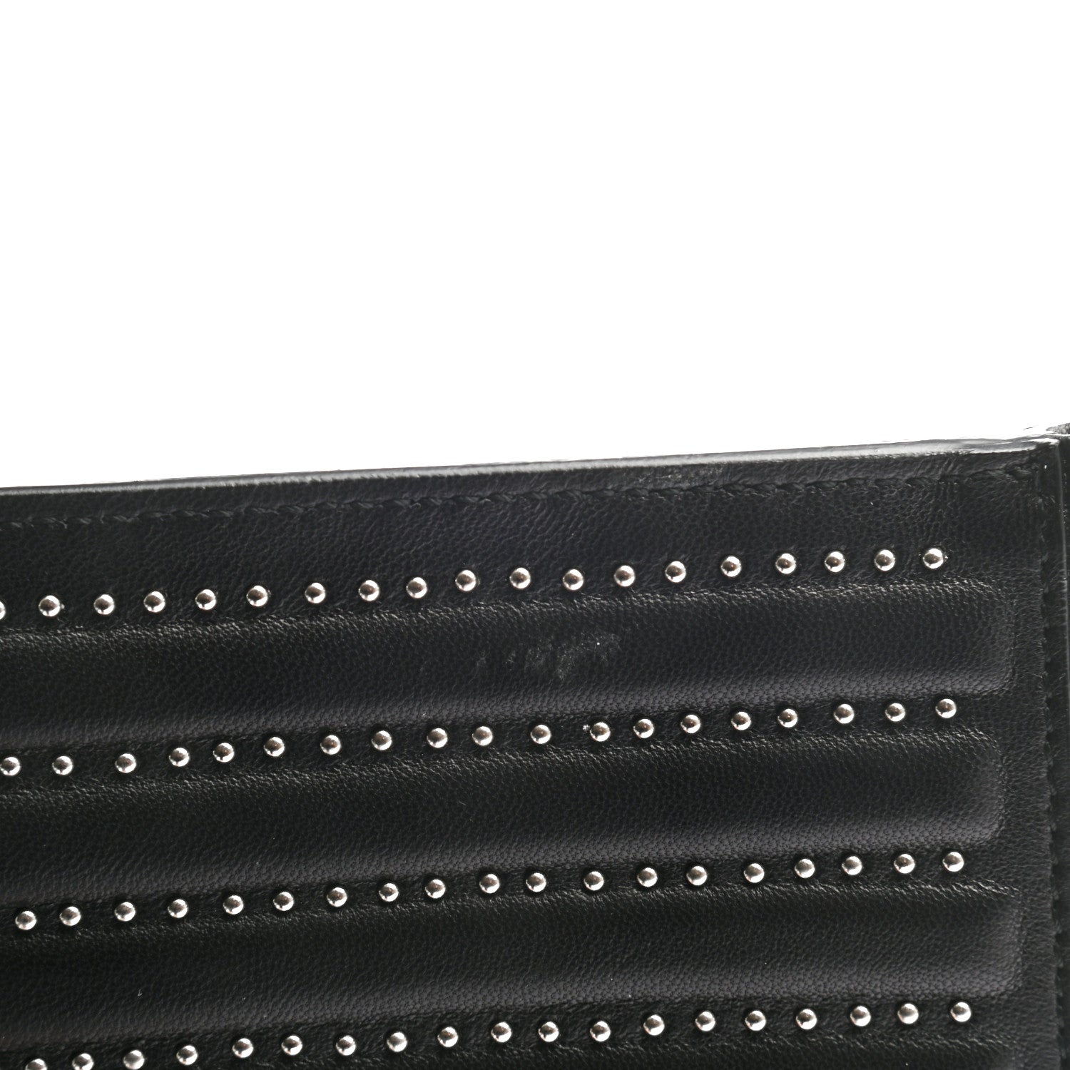 Alexander McQueen Calfskin Studded Skull Small Zipped Pouch Black 9 of 9