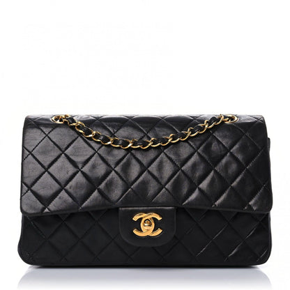 Chanel Lambskin Quilted Medium Double Flap Black 1 of 21