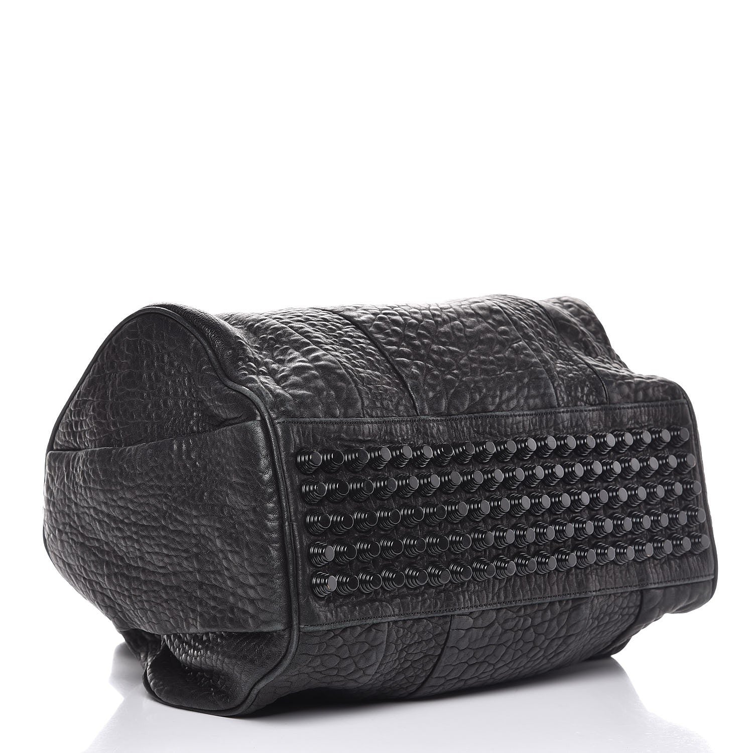 Alexander Wang Pebbled Lambskin Rocco Black Matte Black Hardware 4 of 11