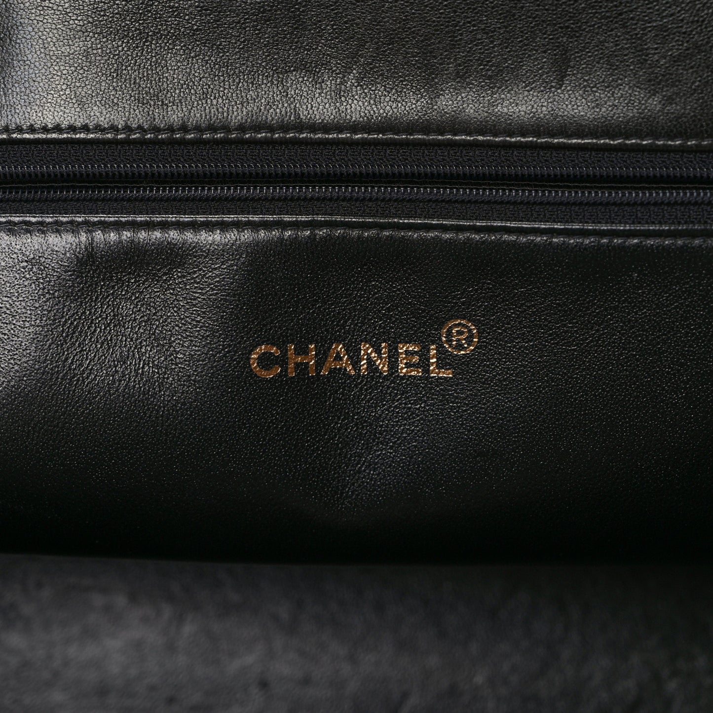 Patent Quilted Grand Shopping Tote GST Black