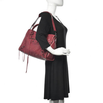 Balenciaga Agneau Classic Hardware City Cassis 2 of 17