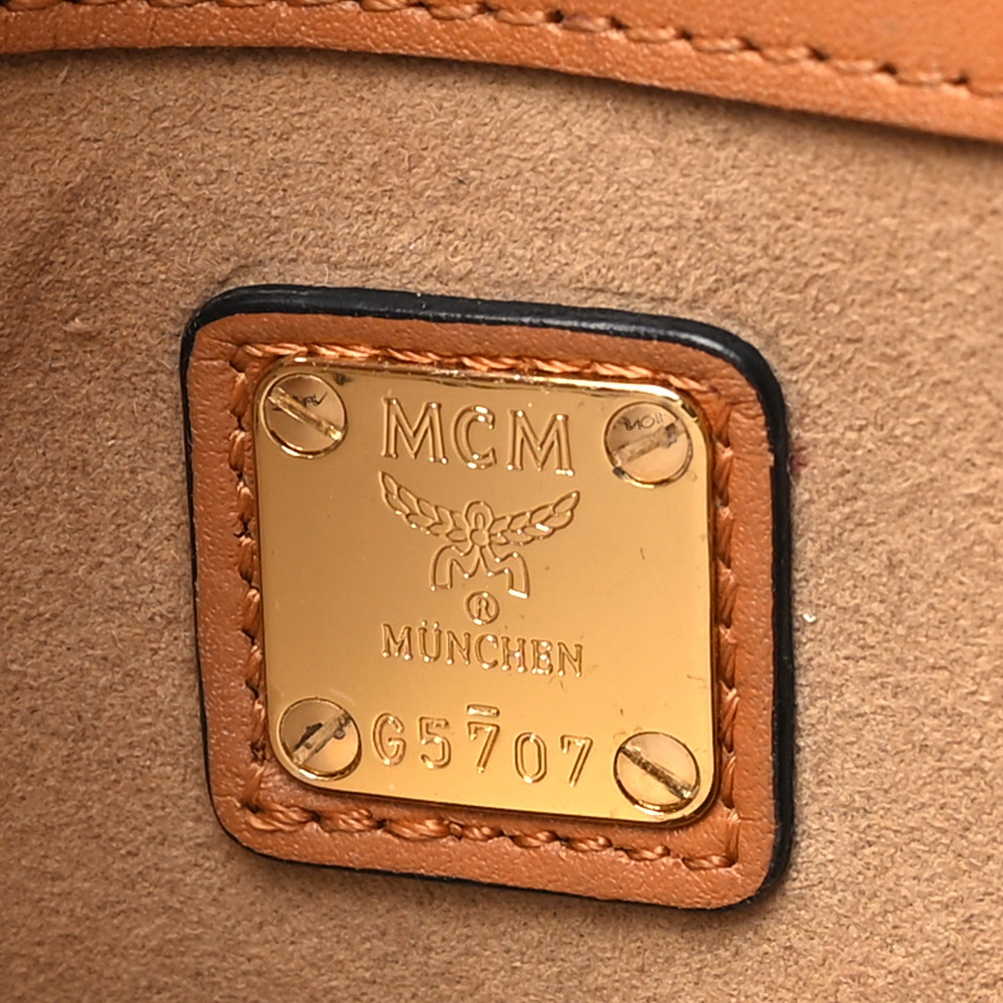 Visetos Small Millie Crossbody Bag Cognac