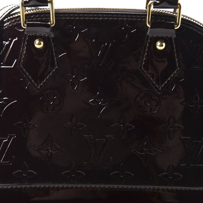 Louis Vuitton Vernis Alma BB Amarante 10 of 10