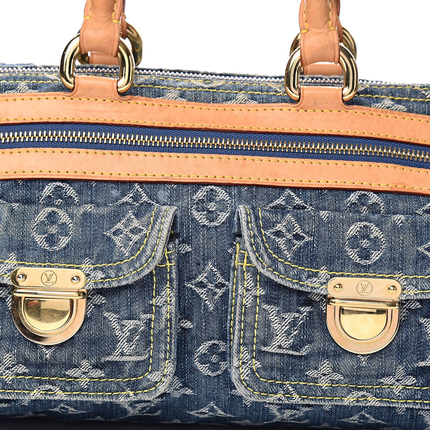Monogram Denim Neo Speedy Blue