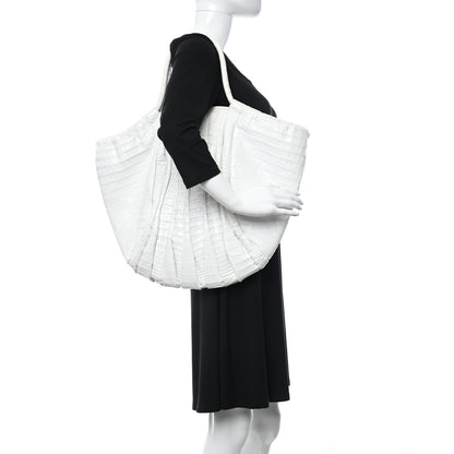 Nancy Gonzalez Crocodile Top Handle Tote White 2 of 25