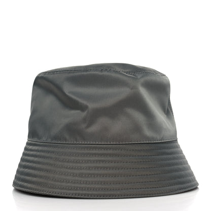 Prada Re-Nylon Logo Mens Bucket Hat L Ardesia Giallo 5 of 7