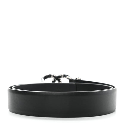 Chanel Calfskin CC Chain Belt 80 32 Black 2 of 10