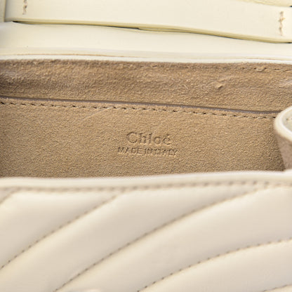 Chloe Calfskin Quilted Nano Drew Bijou Shoulder Bag White 6 of 11
