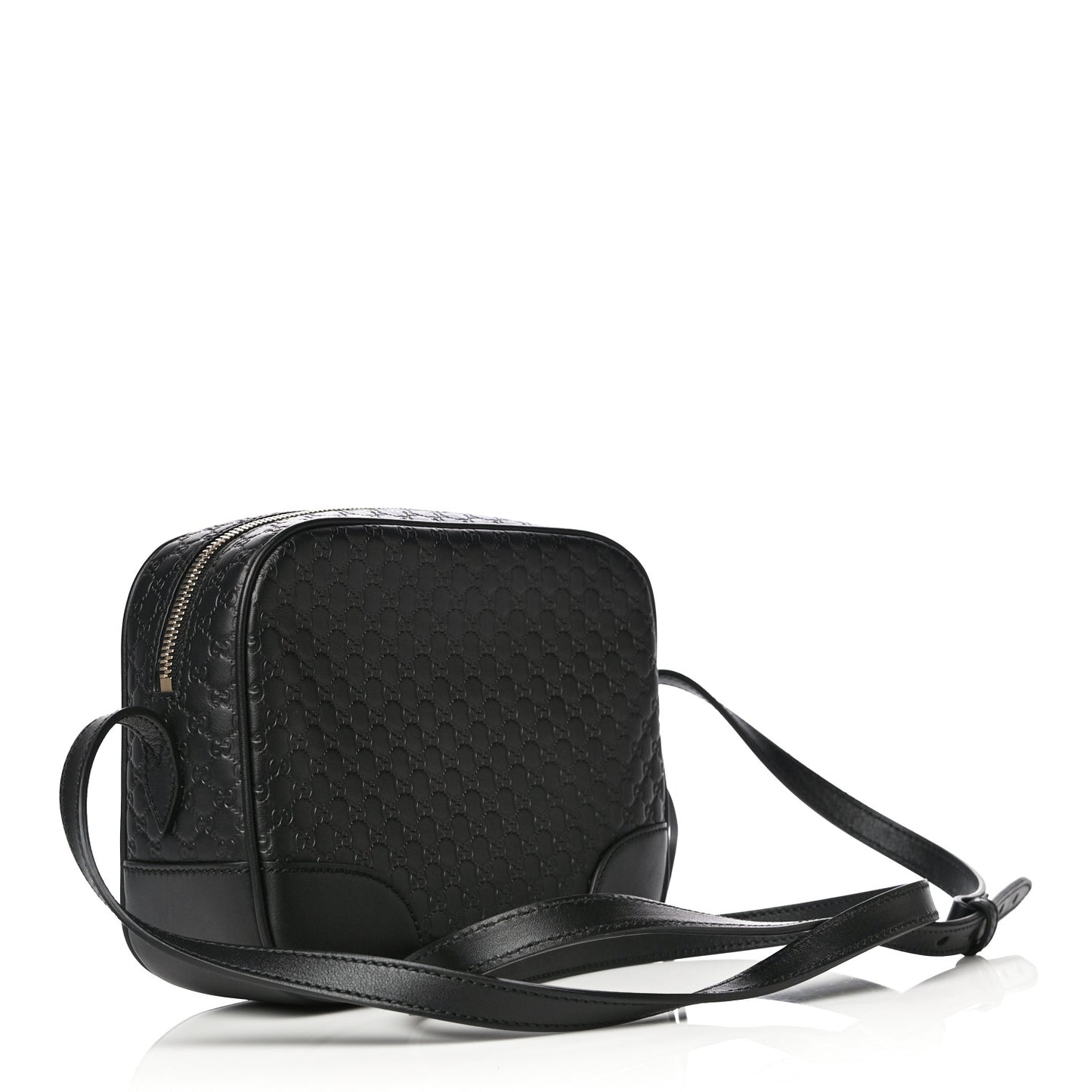 Microguccissima Mini Bree Messenger Bag Black