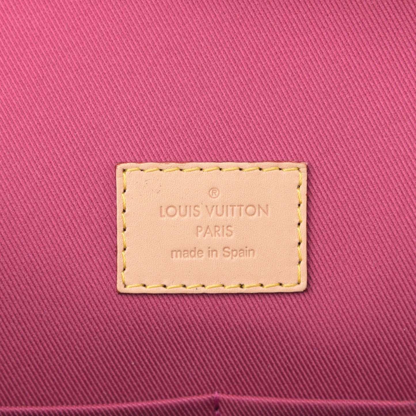 Monogram Cluny BB Bordeaux Fuchsia