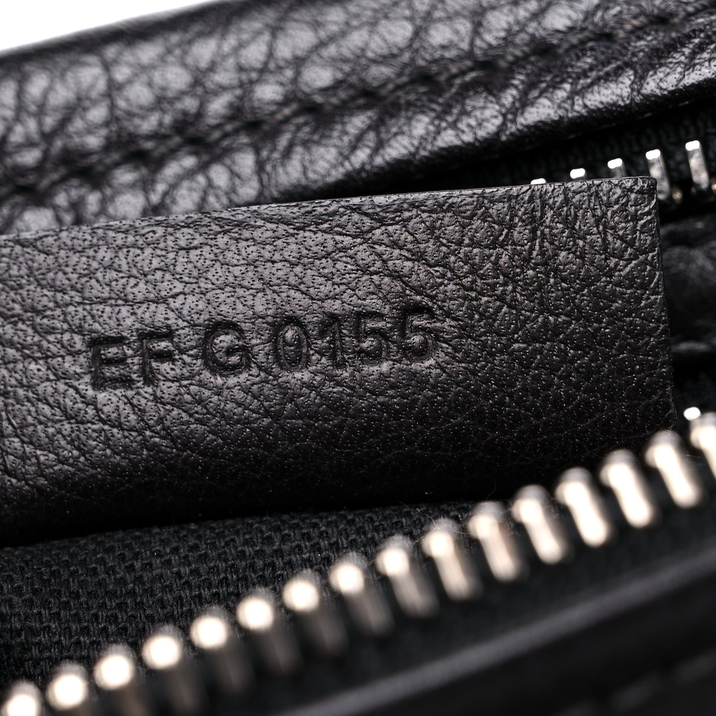 Calfskin Small Studded Pandora Black Brown