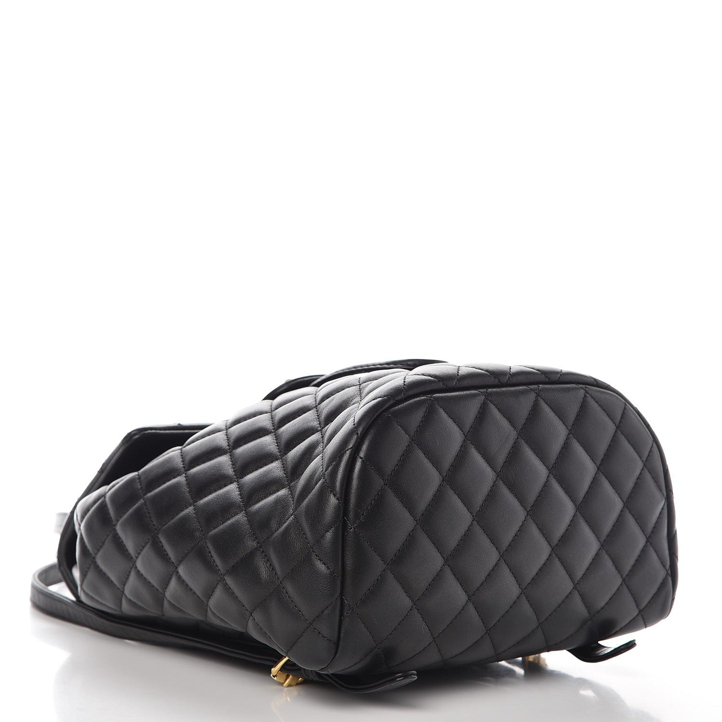 Calfskin Quilted Small Urban Spirit Backpack Black