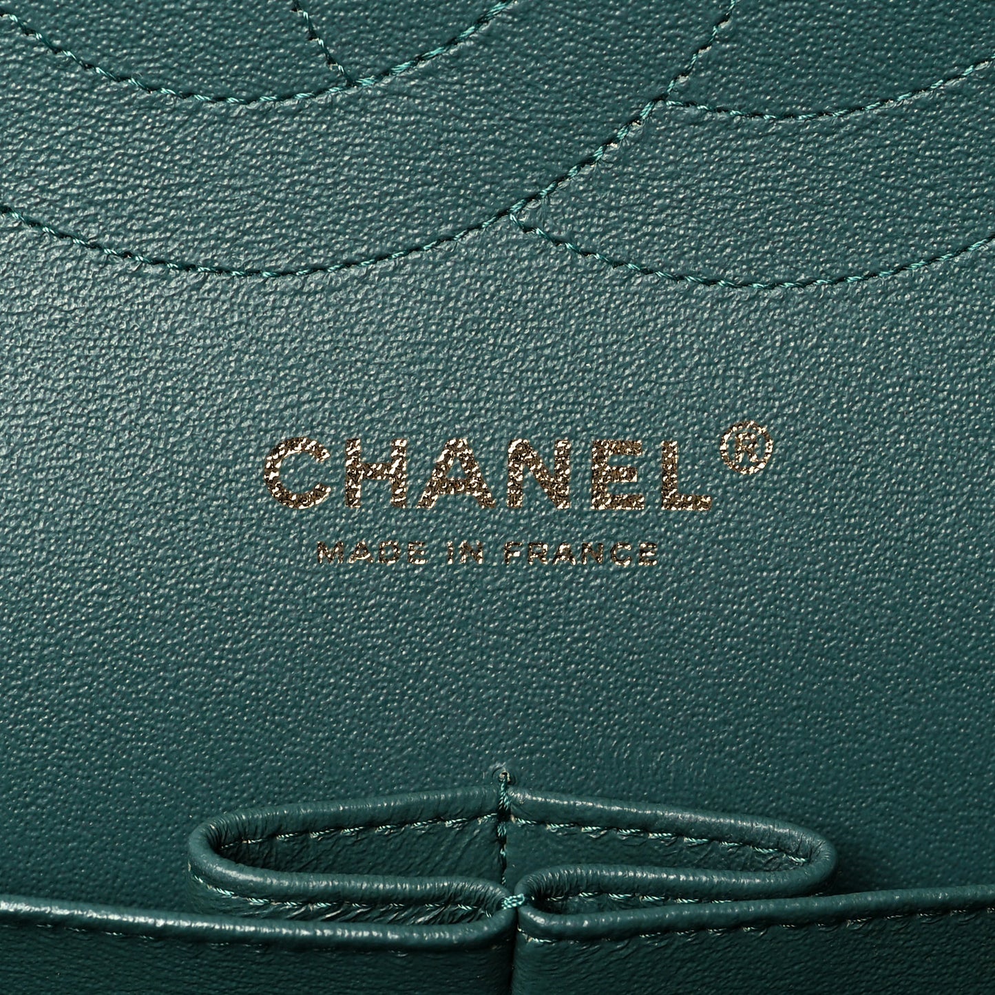 Caviar Quilted Jumbo Double Flap Dark Turquoise