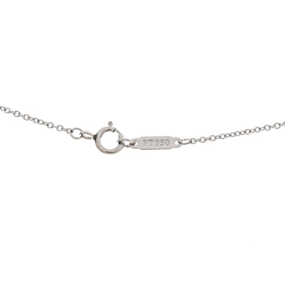 Tiffany Platinum Diamond .79ct Solitaire Pendant Necklace 5 of 5