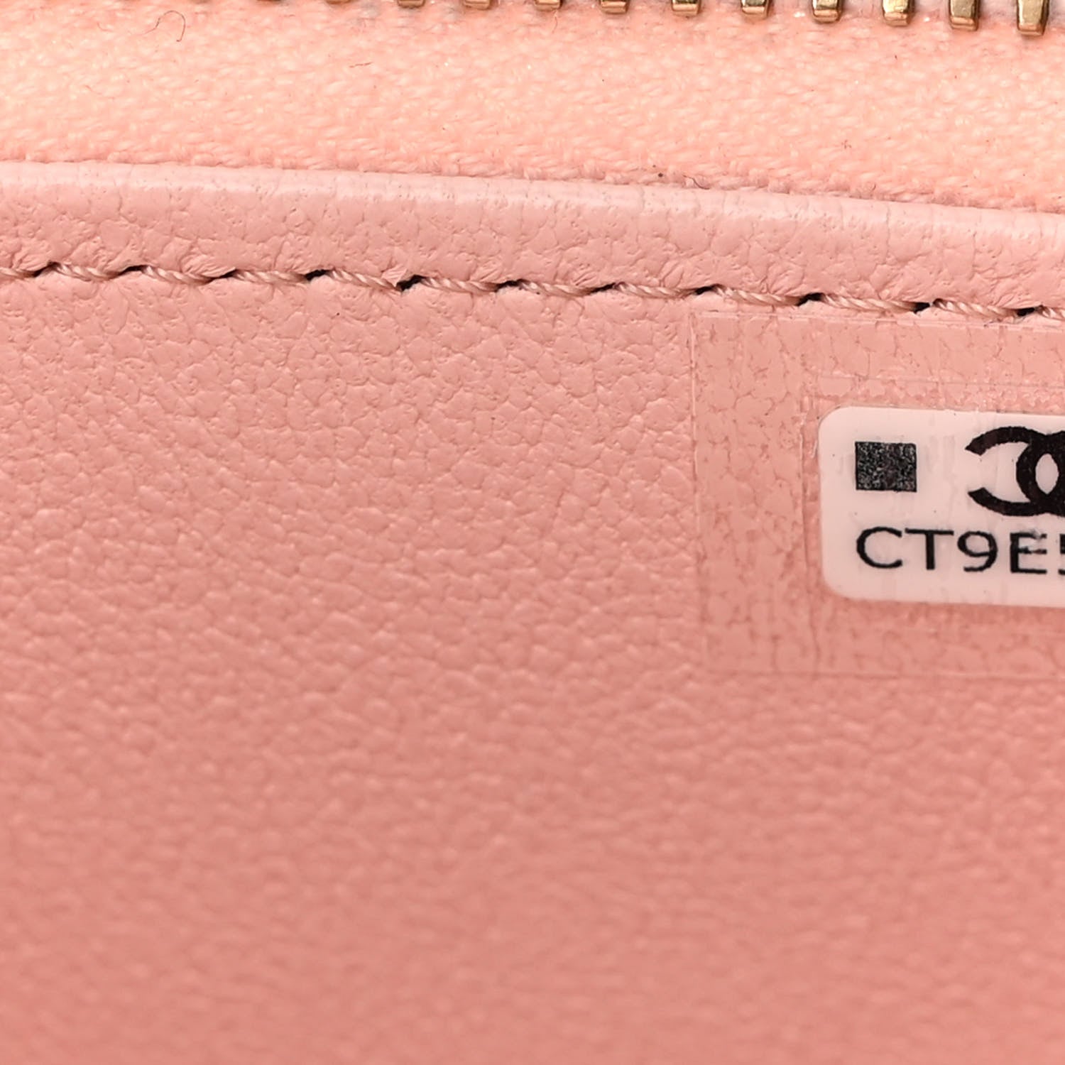 Chanel Lambskin Quilted Mini Top Handle Vanity Case With Chain Light Pink 7 of 12