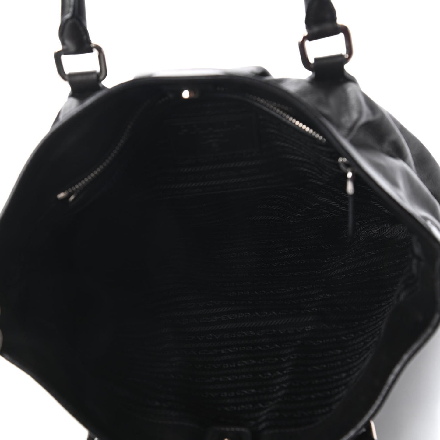 Soft Calf Shopping Tote Black