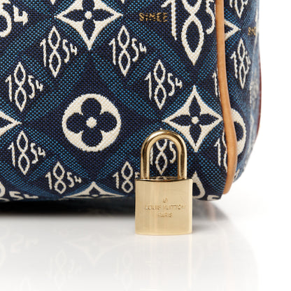 Louis Vuitton Jacquard Since 1854 Speedy Bandouliere 25 Blue 8 of 14
