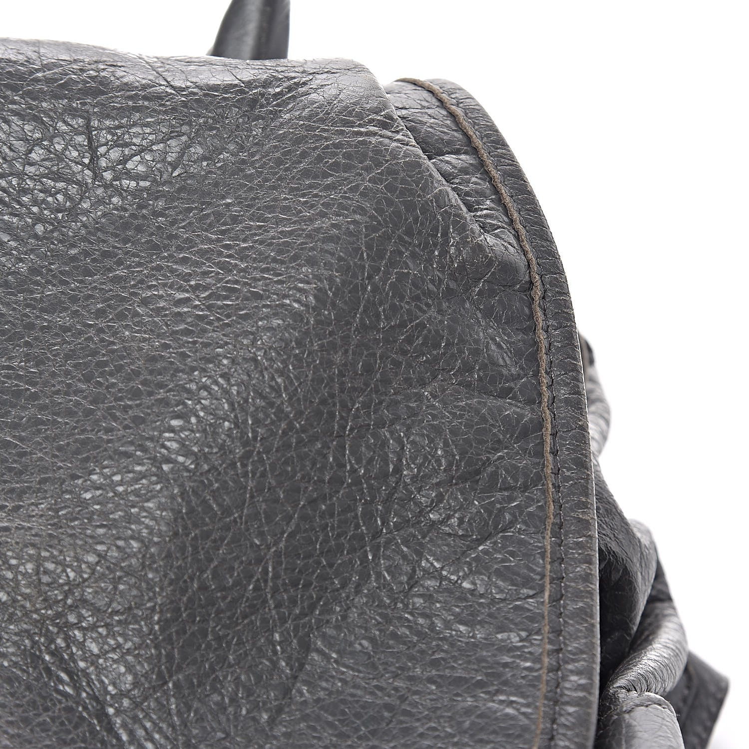 Balenciaga Agneau Silver Metallic Edge Hardware Backpack Gris Cendre 12 of 23