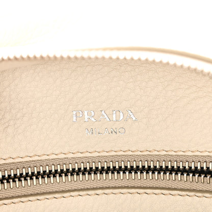 Prada Vitello Phenix Bowling Bag Talco 6 of 9