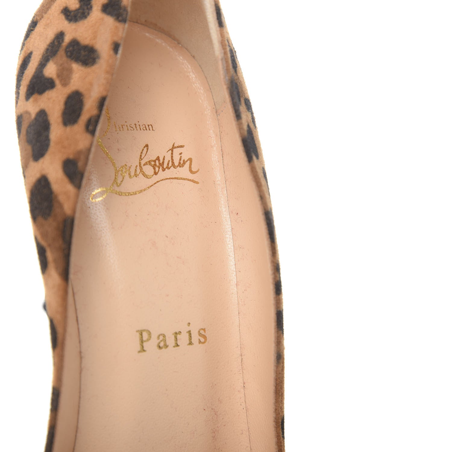 Christian Louboutin Veau Velours Clare 80 Pumps 36 Caramel 9 of 10