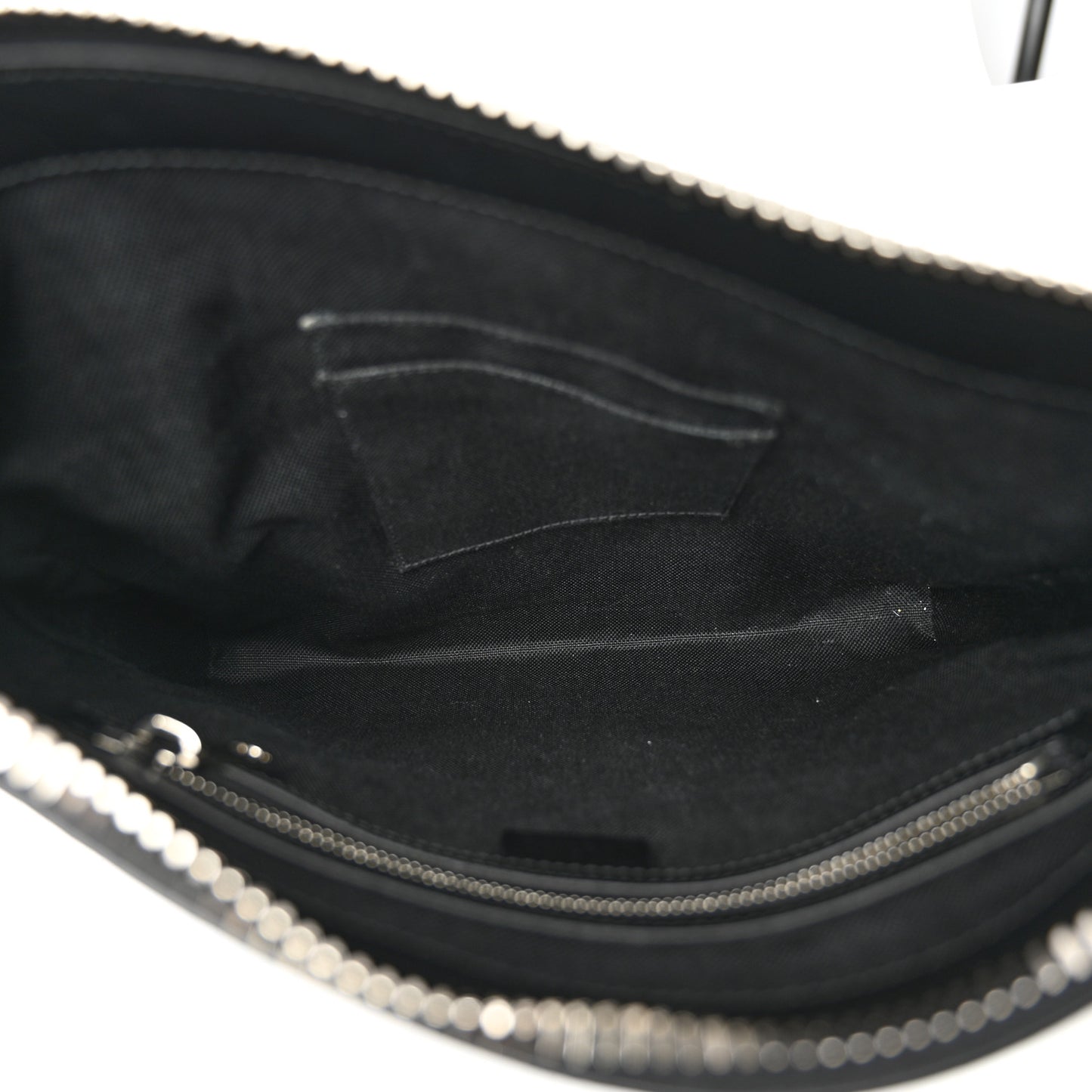 GG Supreme Monogram Appia Calfskin Web Flat Messenger Bag Black Grey