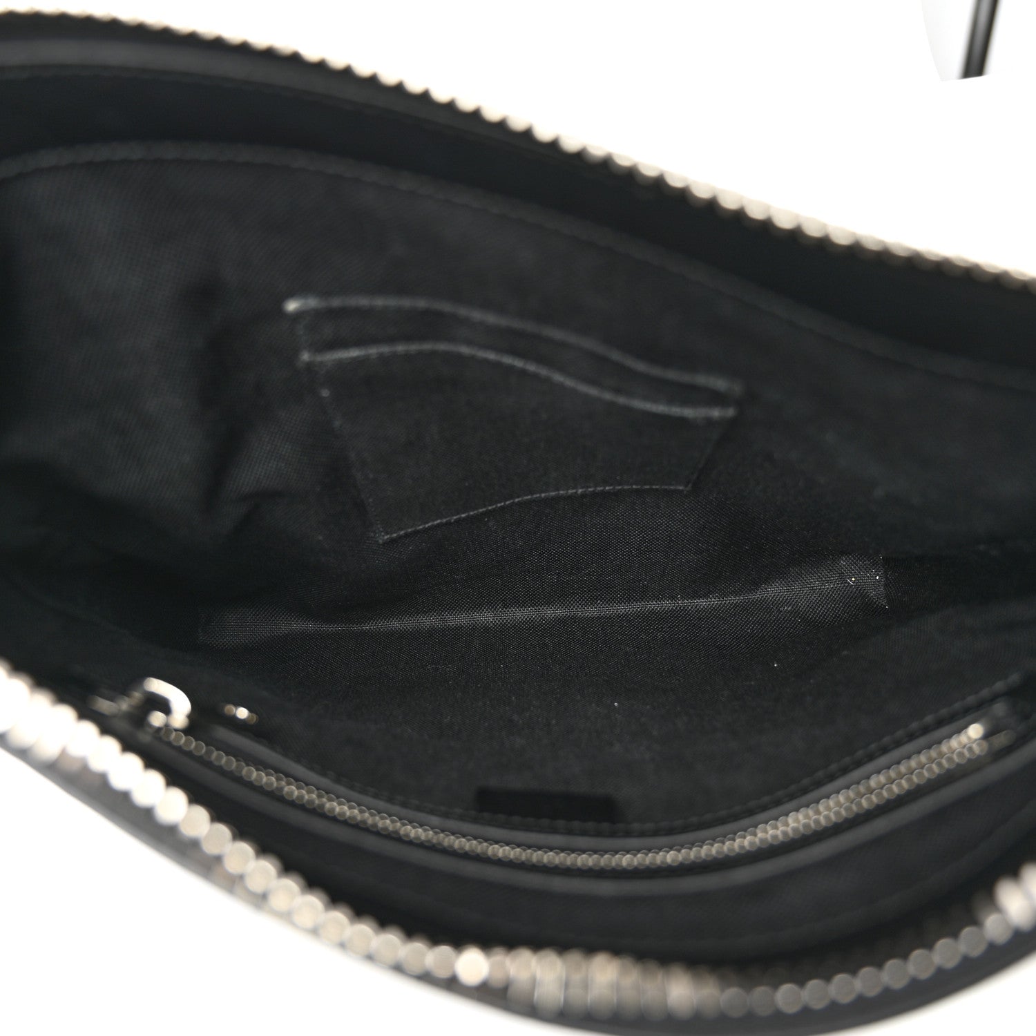 Gucci GG Supreme Monogram Appia Calfskin Web Flat Messenger Bag Black Grey 5 of 10