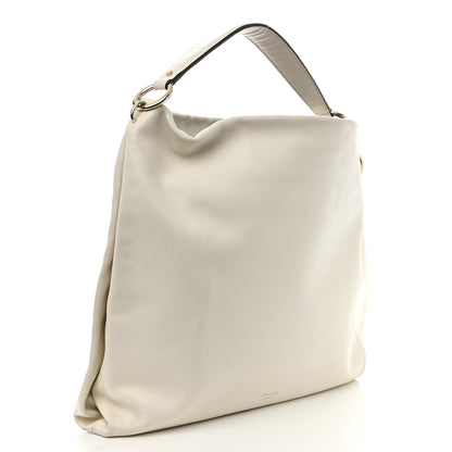 Jimmy Choo Smooth Calfskin Callie Hobo Bag Latte 2 of 10